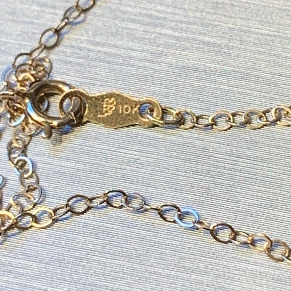 EUC - 10 K Yellow Gold & Aquamarine Set - Picture 7 of 13